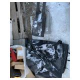 Metal box with Dungard and personal pontoon craft