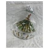 Hand blown Christmas ornament