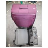 Lot of 2: including 1 large suitcase and 1 large h
