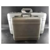 Lot of 2 metal briefcases