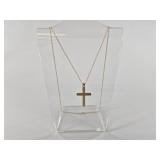 14kt Gold necklace with pendant and chain 2.88 gra
