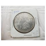 Morgan silver dollar 1900