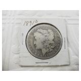 Morgan silver dollar 1891 O