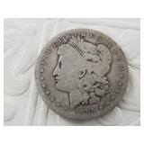 Morgan silver dollar 1885 S