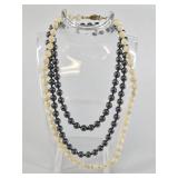 2 Natural stone necklaces