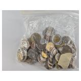 Assorted foreign coinage