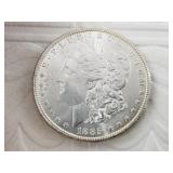 Morgan silver dollar 1885  low mint state