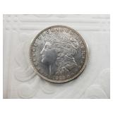 Morgan silver dollar 1921 D cleaned and polished