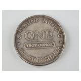 1 Troy oz. .999 fine silver round