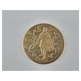 Beautifully engraved challenge coin bearing Ephesi