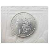 Morgan silver dollar 1896