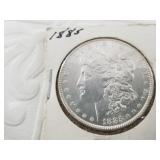 Morgan silver dollar 1885 low mint state