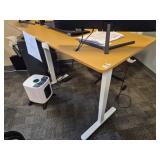 Motorized standing/sitting desk. Easily convert be