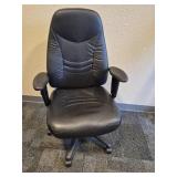 Adjustable, rolling, swivel, office chair in overa