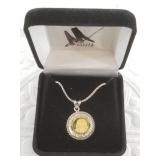 Fur Rondy 2003 sterling silver necklace