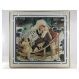 Maija signed print, "Wilderness Run"  double matte