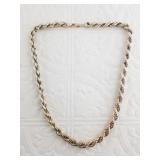 Intricate sterling silver Italian chain, 40 grams