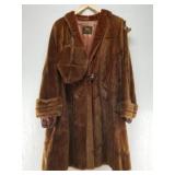 Very old Canadian seal skin hat and coat, for disp