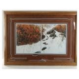 Bev Doolittle print "Double Back" triple matted an