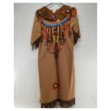Vintage Native American dress, made in traditional