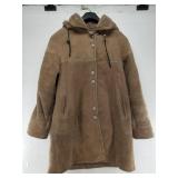 Vintage suede leather and sheepskin coat from Gold