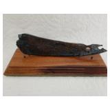 Beautifully restored ancient ivory sled runner set