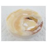 Beautiful onyx ring dish 5" diameter