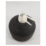 Carl Hank lidded baleen basket with a walrus head