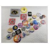 Enormous collection of Fur Rondy buttons and other