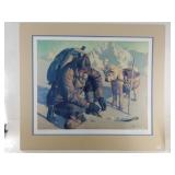 Fred Machetanz signed and numbered print, "The Sou