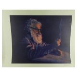 Fred Machetanz signed and numbered print, "Smoke D