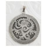 Sterling silver pendant with a total weight of 20