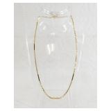 Gold chain marked 14k total weight is 10.23g