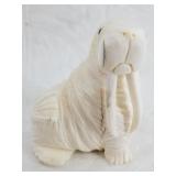 Dennis Pungowiyi walrus ivory carving, 3"