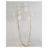 Gold chain marked 14k total weight is 15g