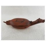 Fabulous nesting P&W wood box depicting otters, 13