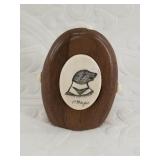 Peter Mayac scrimmed ivory platchet, carved in hos