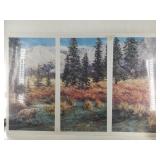 Charlene Jeffrey Satrom signed and numbered tripty