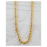 Gold chain 18k, total weight is 3.86g