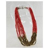 Box full of beads, charms and fasteners