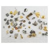 2 Bags of various colored charms