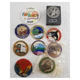 Lot of Rondy pins and buttons