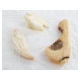 3 Small ivory carvings, quite primitive