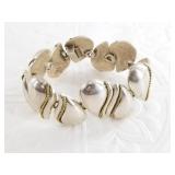 Sterling silver vintage bracelet, total weight of