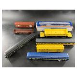 Collection of Alaskan Railroad train cars