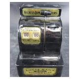Vintage 3 coin register bank made by Western Stamp