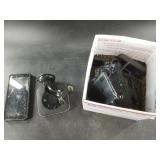 Assorted electronics: phones, power banks, etc. NO