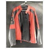 Vintage leather racing coat #8 Dale Earnhart Sr. g