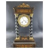 Antique mantle clock, condition is fair at best.