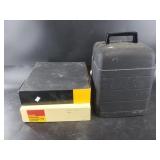 Lot with vintage and antique camera equipment